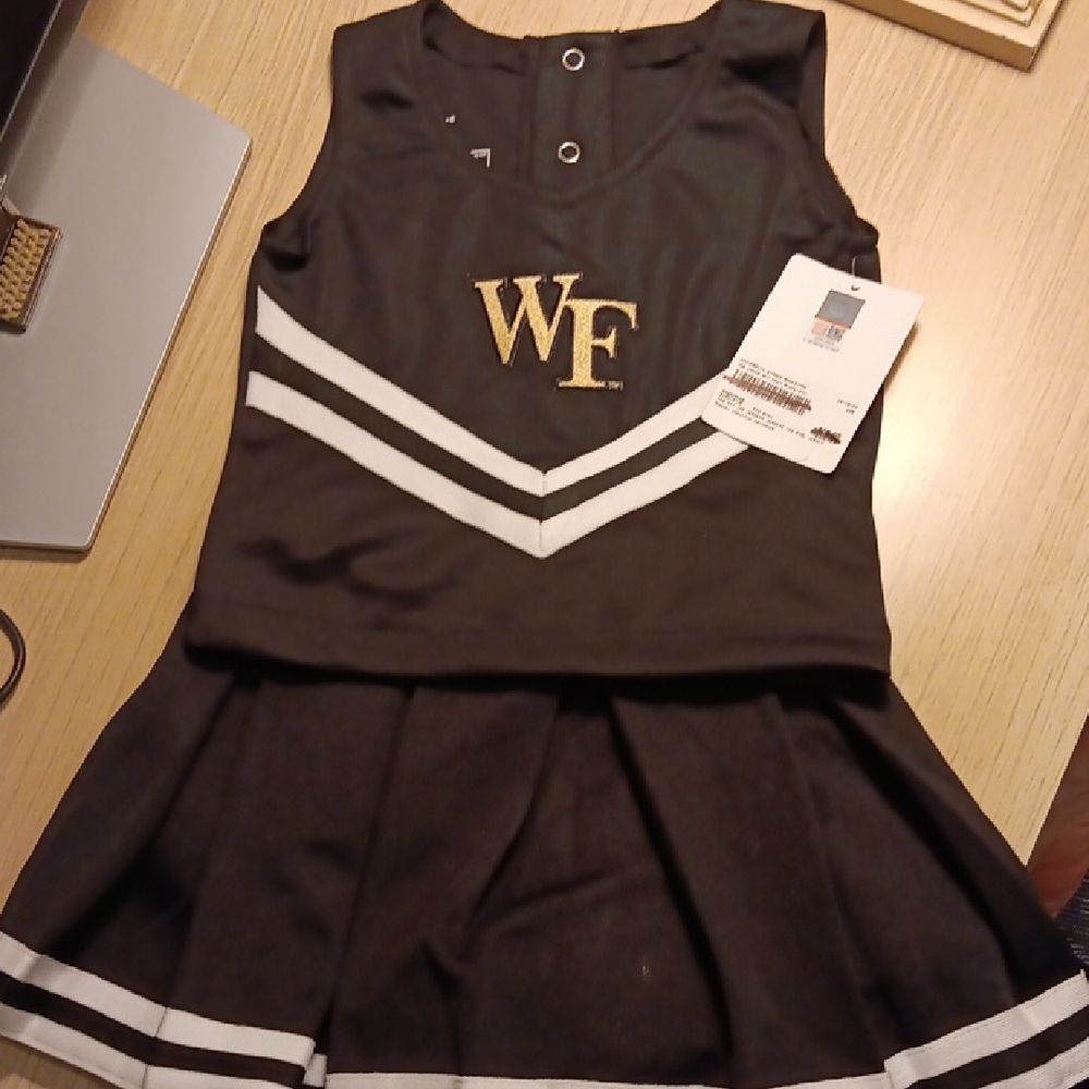 NEW Wake Forest Demon Deacons Cheerleader Set 2T - Picture 5 of 5